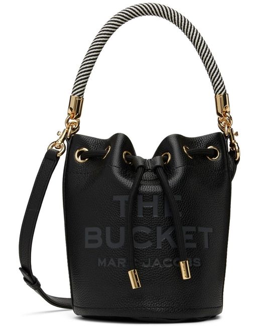 Marc Jacobs 'the Leather Bucket Bag' Bag in Black | Lyst UK