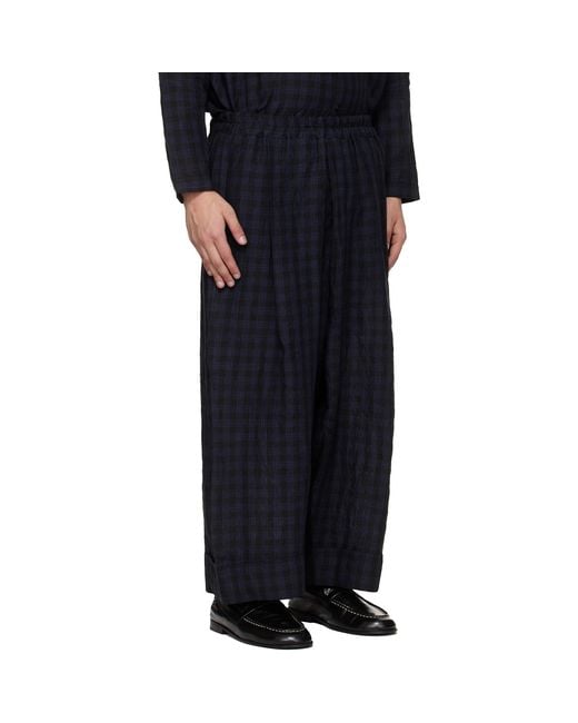 Toogood Black 'The Baker' Trousers for men