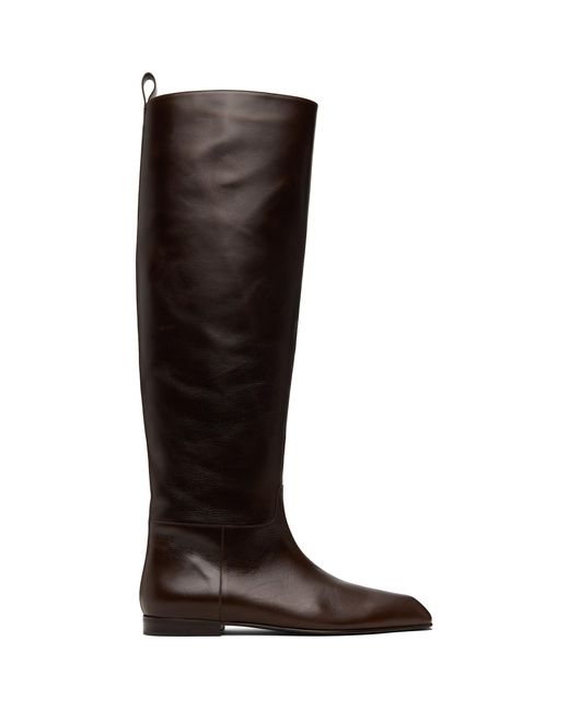 Khaite Black Colt Knee-High Boots