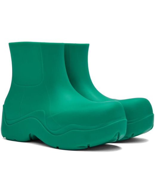 Bottega Veneta Green Puddle Boots for men