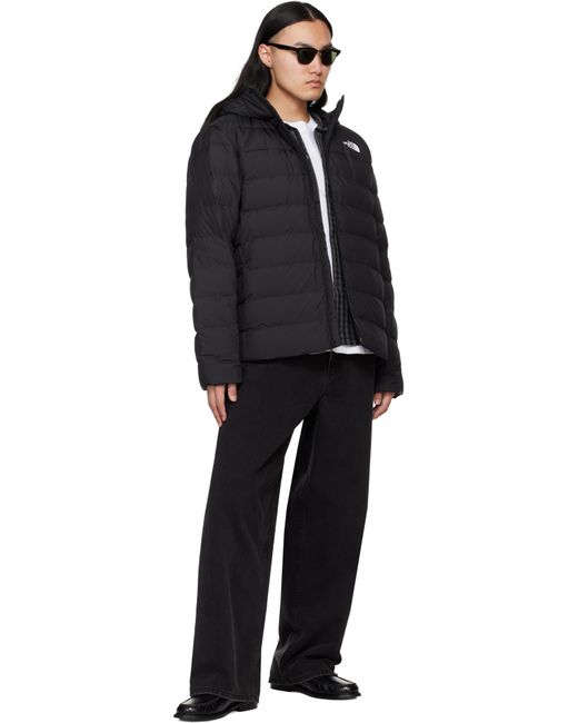 The North Face Black Aconcagua 3 Hoodie Down Jacket for men