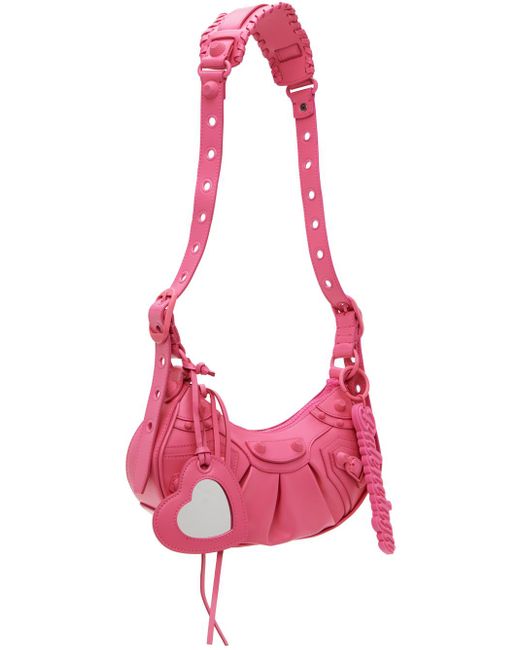Balenciaga Red Pink 'le Cagole' Xs Shoulder Bag