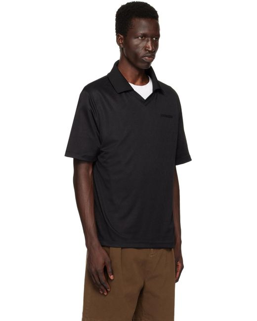 メンズ Han Kjobenhavn ブラック Football ポロシャツ Black