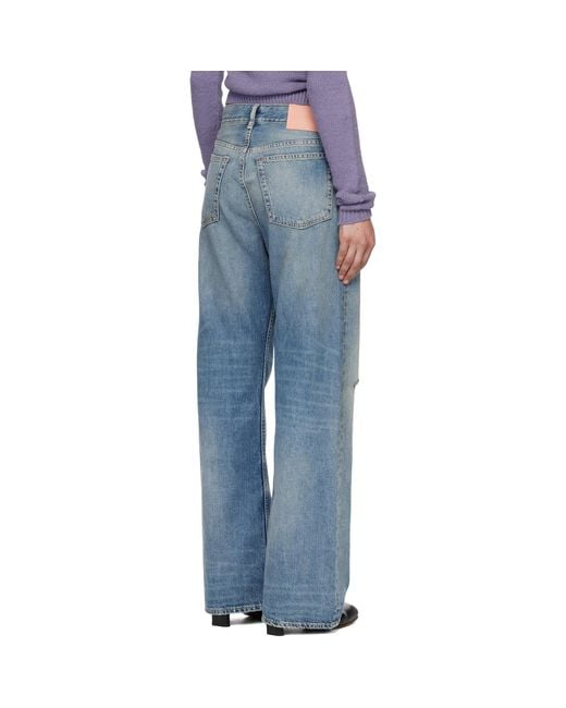 Acne Blue Regular Fit 2021 Jeans