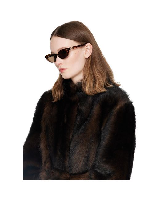 Fendi Brown Baguette Sunglasses
