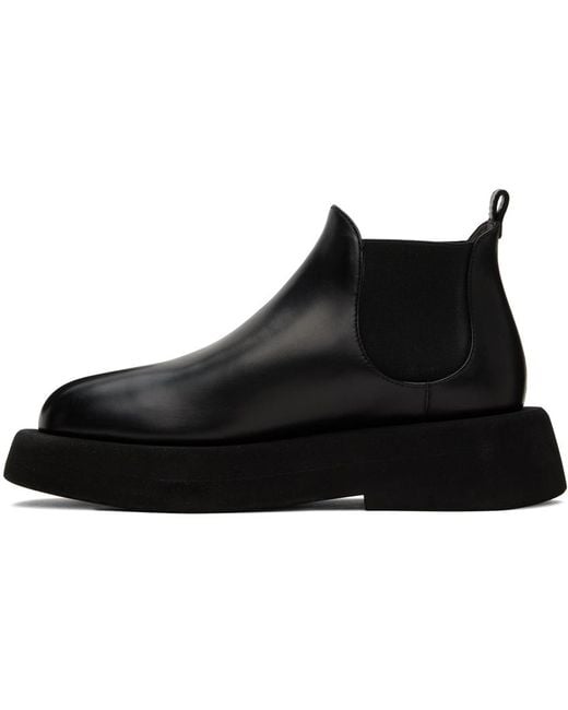 Marsèll Black Gomme Gommellone Chelsea Boots