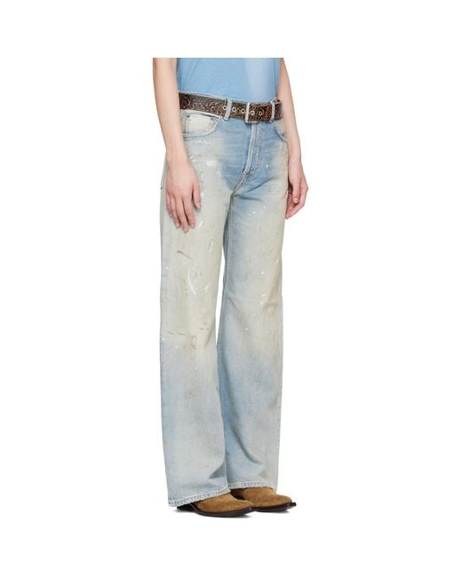 Acne Blue Regular Fit 2021F Jeans