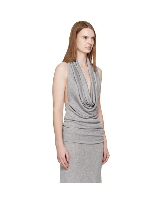AYA MUSE Gray Viona Top