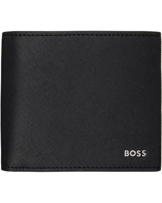 Boss Black Saffiano Leather Wallet for men
