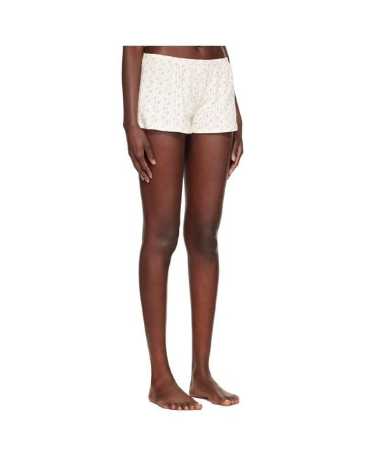 Cou Cou White Off- 'The Short' Shorts