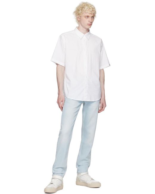 Rag & Bone White Moore Shirt for men