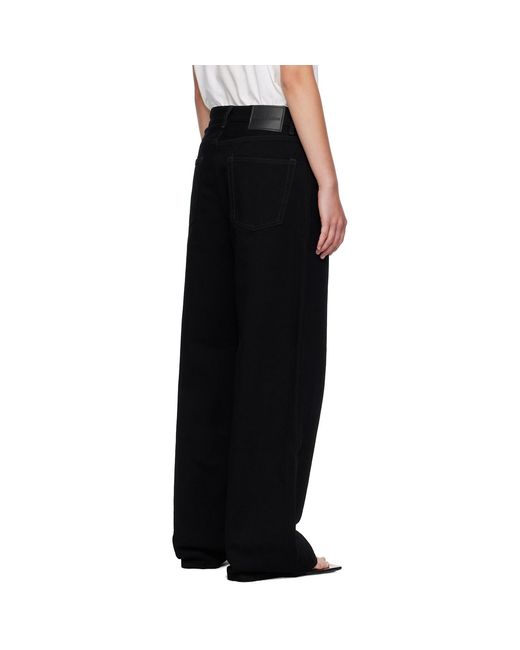 Acne Black Loose Fit 1981 Jeans