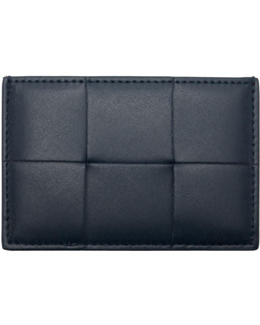 Bottega Veneta Black Cassette Credit Card Holder for men