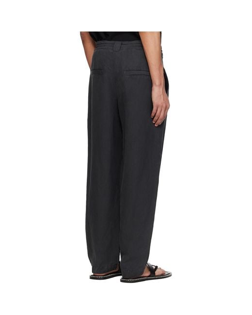Isabel Marant Black Sirius Trousers for men