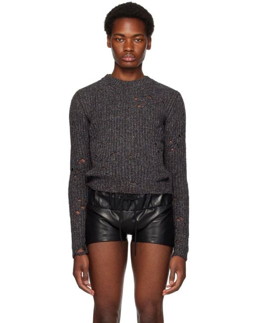 Destroyed sweater top