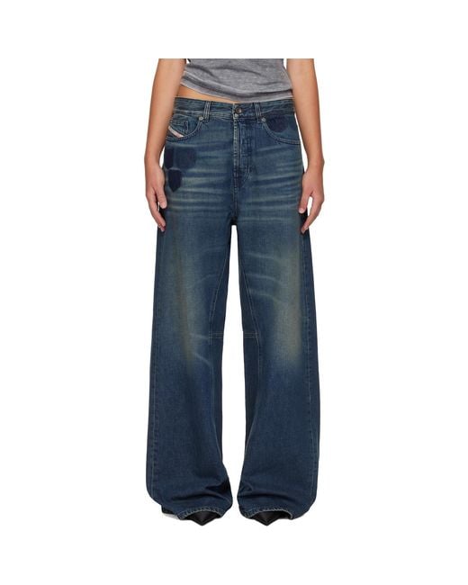 DIESEL Blue Relaxed Low Waist 1996 D-Sire Jeans