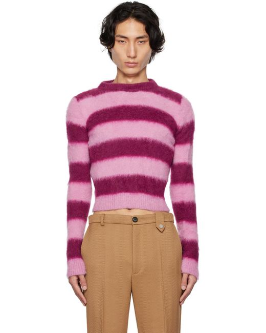 Egonlab Red Burgundy Fdy Sweater for men