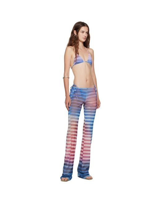 Jean Paul Gaultier Blue 'The Air' Lounge Pants