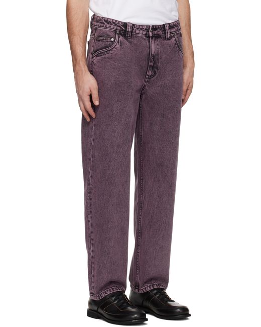 Dime Purple Classic Relaxed Jeans for men