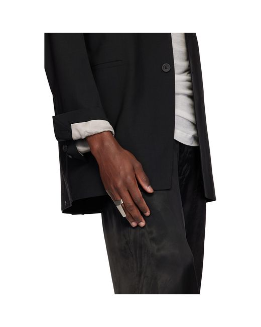 Rick Owens White Trunk Ring for men