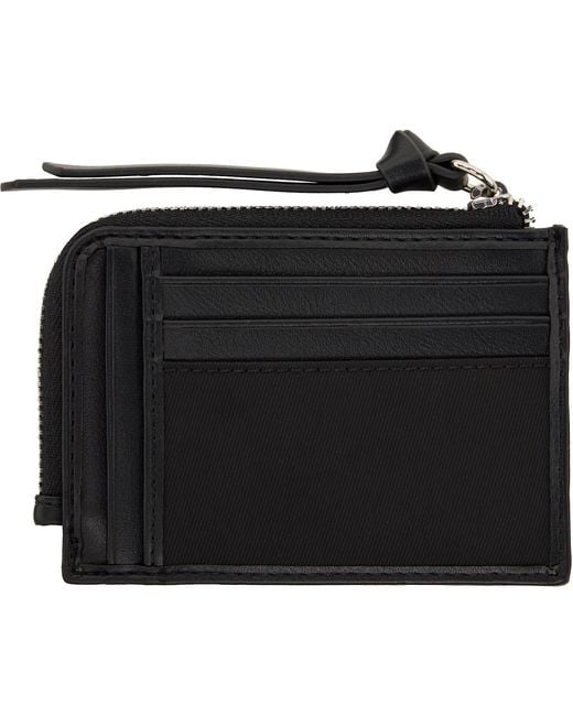 Vivienne Westwood Black Zip Card Holder for men