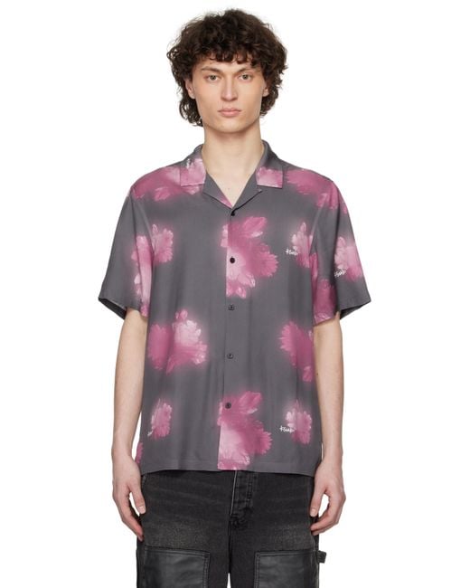 Ksubi Purple Cursed Resort S/S Shirt for men