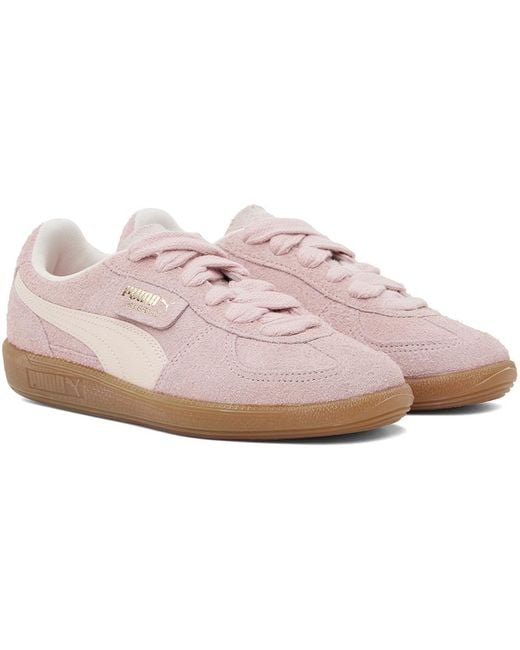 PUMA Black Pink Palermo Sneakers for men