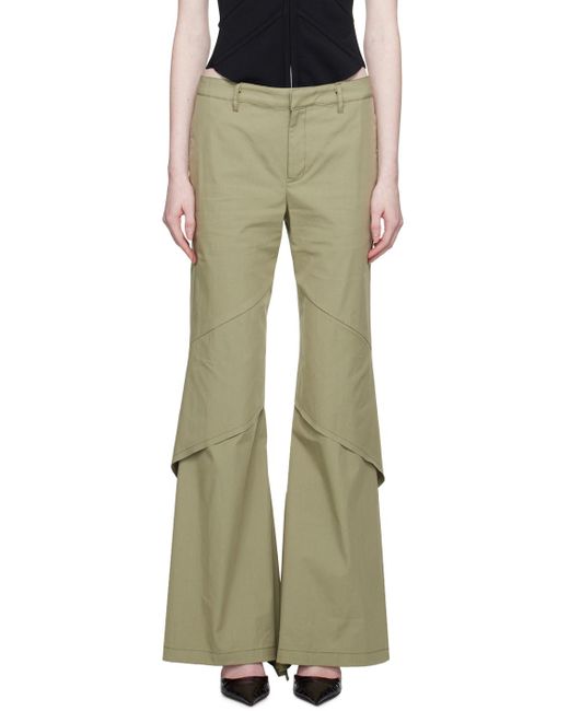 Dion Lee Multicolor Draped Trousers