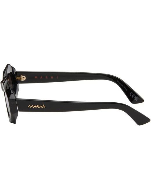 Marni Black Retrosuperfuture Edition Zytherin Sunglasses for men