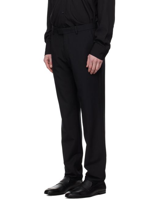 Dries Van Noten Black Single-Breasted Suit for men