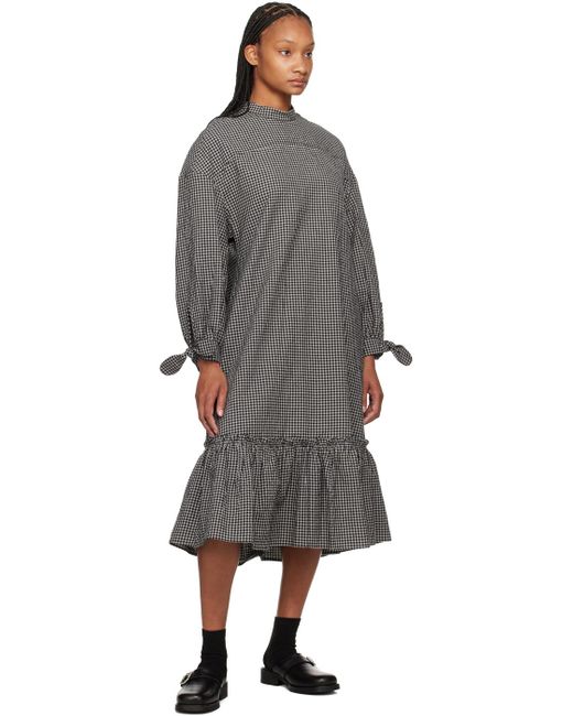 YMC Black Rushmore Midi Dress