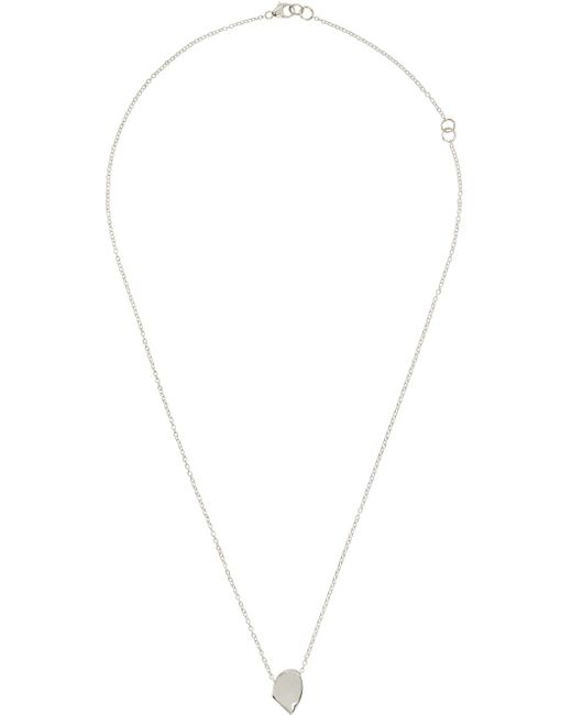 Agmes White Sum Of Parts Right Pendant Necklace