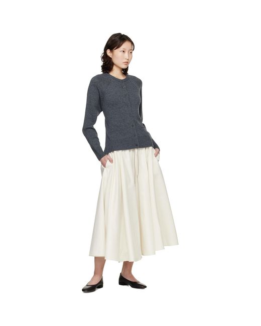 Cordera White Technical Midi Skirt
