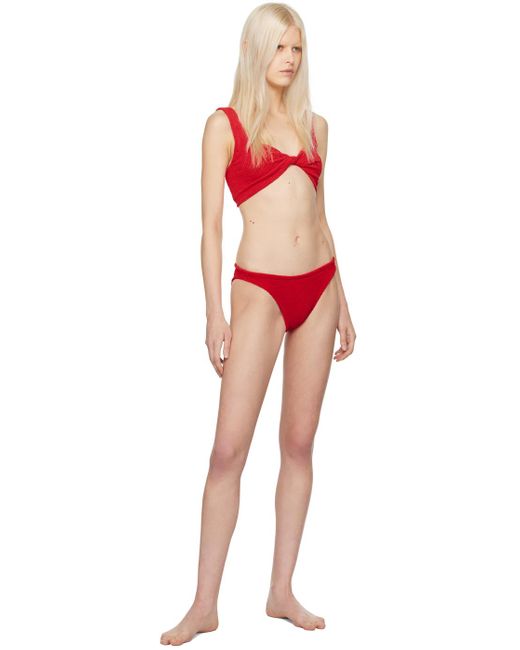 Hunza G Red Juno Bikini