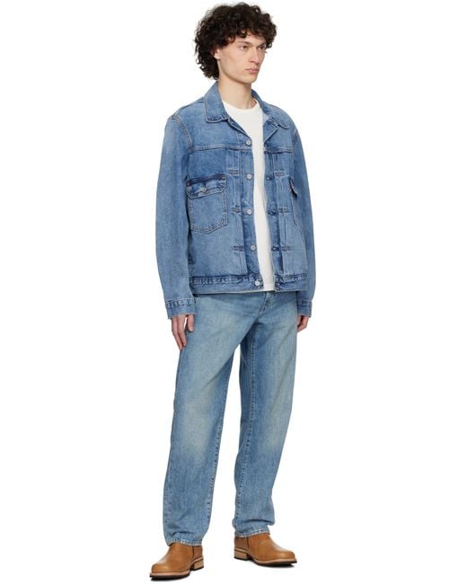 Levi's Blue Type Ii Selvedge Denim Trucker Jacket for men