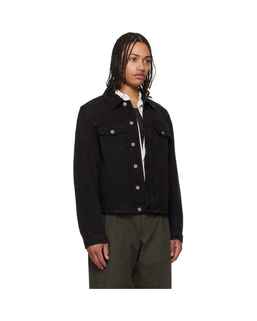 Our Legacy Black Origin Denim Jacket for men