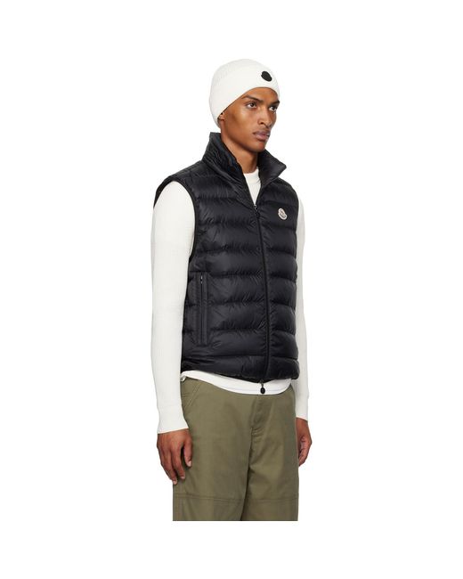 Moncler Black Rocoque Down Vest for men