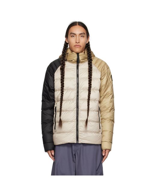Canada Goose Black Beige Legacy Reversible Down Jacket for men