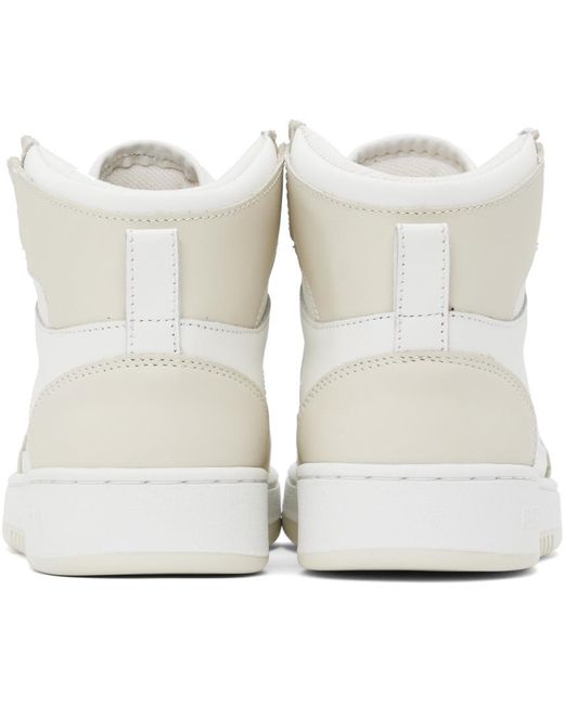 Axel Arigato Black Off-white & Beige Dice Hi Sneakers