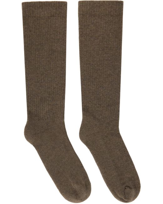 Rick Owens Gray Luxor Socks for men