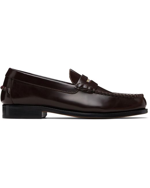Paul Smith Black Leather 'Lido' Loafers for men