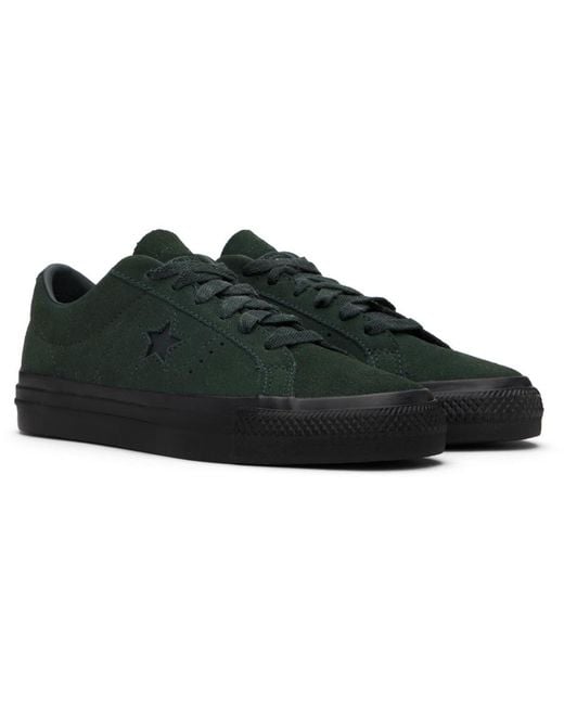 Converse Black Cons One Star Pro Sneakers for men
