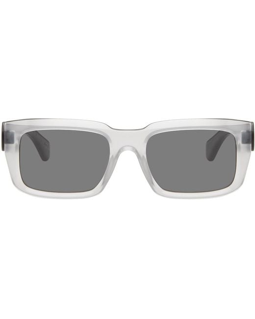 Off-White c/o Virgil Abloh Black Gray Hays Sunglasses for men