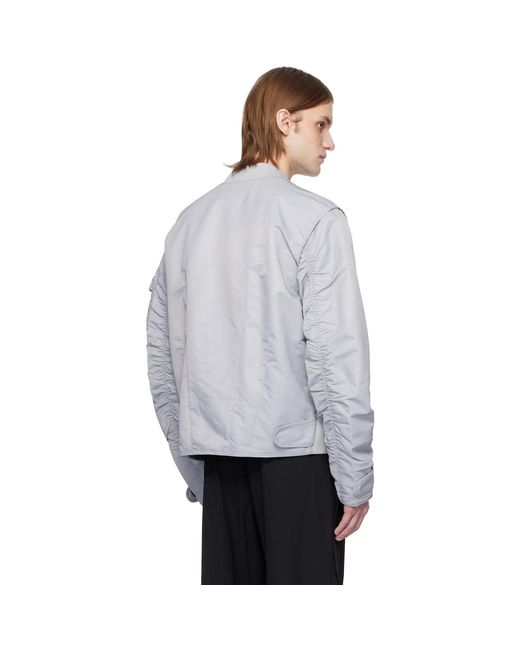 A.A.Spectrum光谱 Gray Coressen Padded Reversible Jacket for men