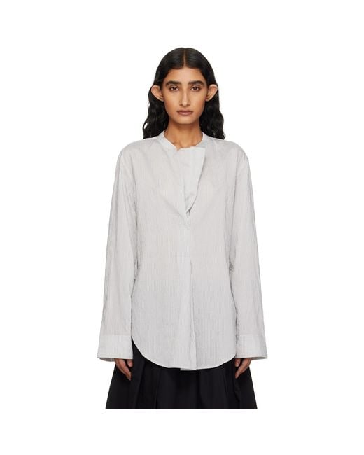 Studio Nicholson White Pampa Blouse