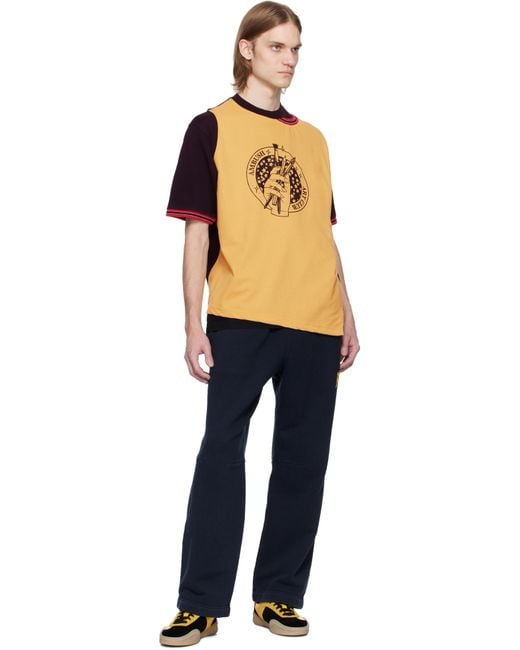 メンズ Ambush ネイビー 'Amb' Graphic スウェットパンツ Blue