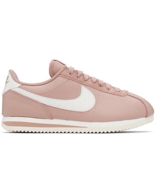 Nike Black Cortez Leather Sneakers