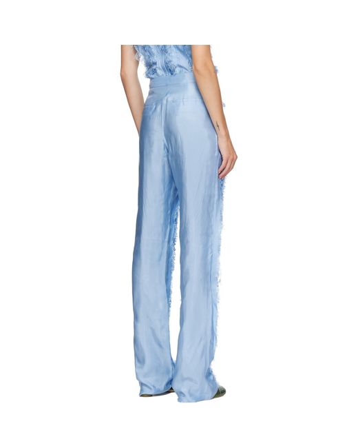 Edward Cuming Blue Scratch The Itch Trousers