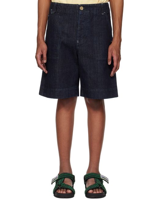 Jacquemus Blue La Croisière 'The De-Nîmes' Denim Shorts for men