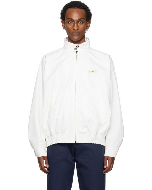 Marni White Oversized Jacket for men